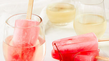 Cherry Prosecco Popsicles