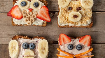 Healthy Cream Cheese Toast Critters