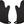 Load image into Gallery viewer, MITT BLK/WH PINSTRIPE