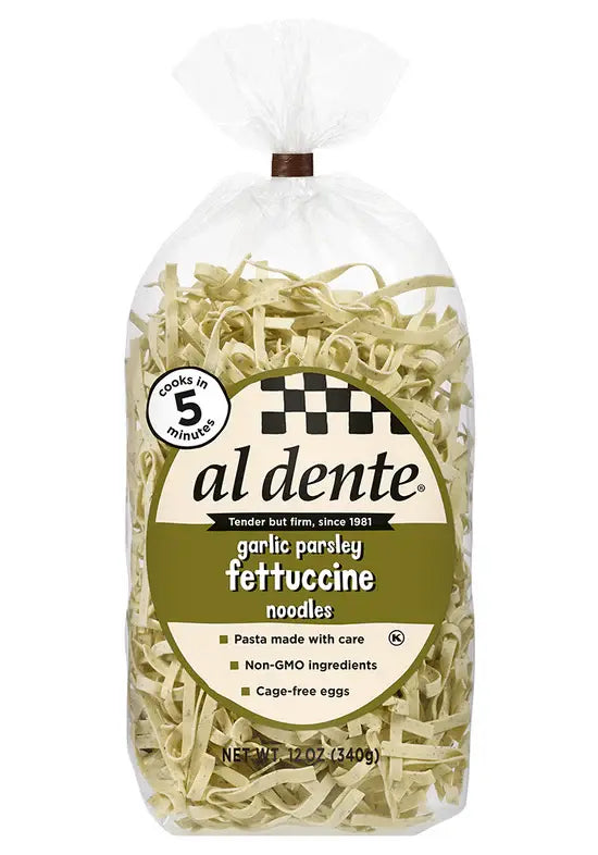 Al Dente Garlic Parsley Fettuccine