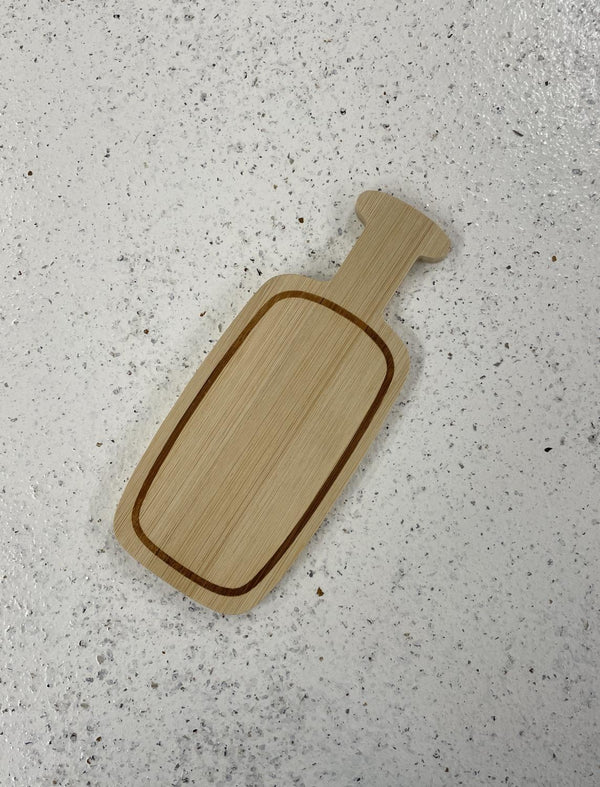 BIA Plates Mini Rectangle Bamboo 7.25" X 3"