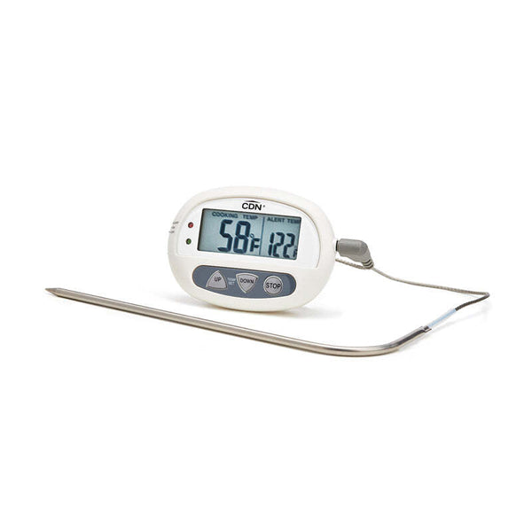 CDN Therm Probe Temp Only White Oval