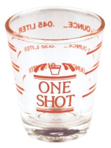 Fox Run Glass Measuring Shot Glass