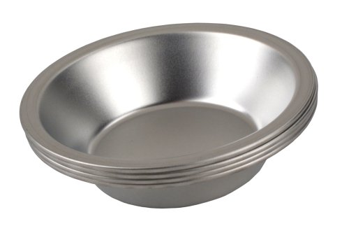 Fox Run Tinplated Steel 5" Mini Pie Pan Set of 4