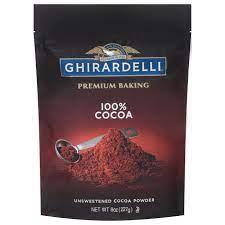 Ghirardelli Unsweetened Premium Baking 100% Cocoa 8oz