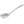 Load image into Gallery viewer, Gourmac Flat Front Spoon White 11" Melamine