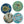 Load image into Gallery viewer, Coasters Set/4 Ocean Creatures