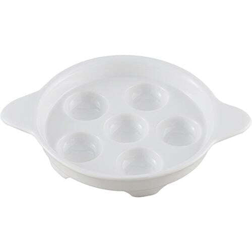 Harold Import Company Porcelain 6.5" Escargot Plate