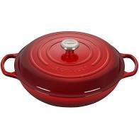 Le Creuset Signature Cast Iron 5qt Round Braiser - Cerise (Red)