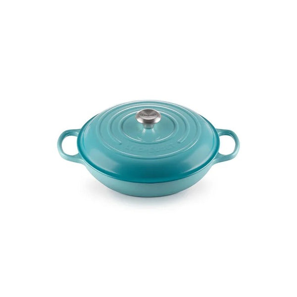 Le Creuset Signature Cast Iron 3.5qt Round Braiser - Caribbean