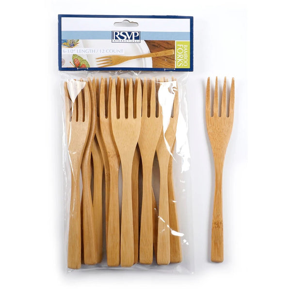 RSVP Bamboo Forks 12pc Set