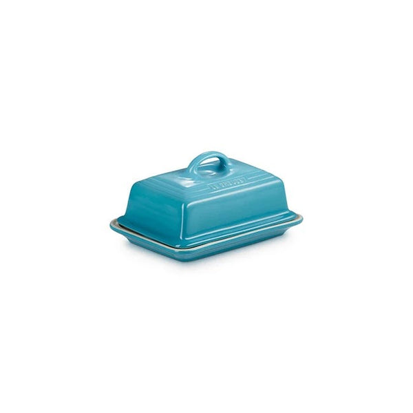 Le Creuset Stoneware European Butter Dish - Caribbean