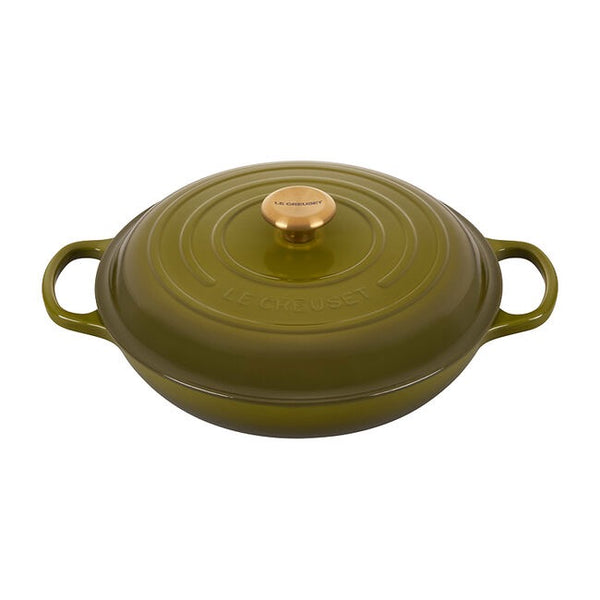 Le Creuset Signature Cast Iron 3.5qt Round Braiser - Olive