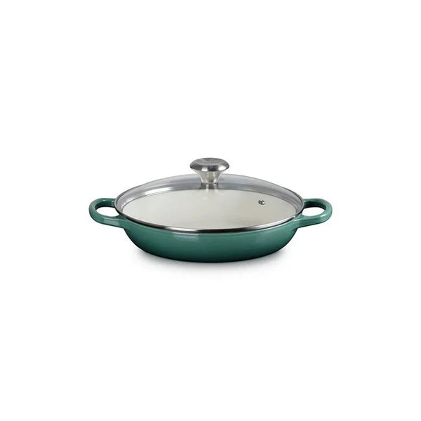 Le Creuset Signature Cast Iron 2.25qt Round Braiser with Glass Lid - Artichaut
