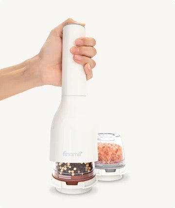 Finamill Rechargeable USB Spice Grinder W/ 2 Pods - Soft Cream