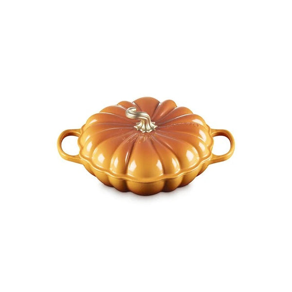 Le Creuset Signature Cast Iron 2.75qt Pumpkin Braiser - Persimmon with Gold Knob