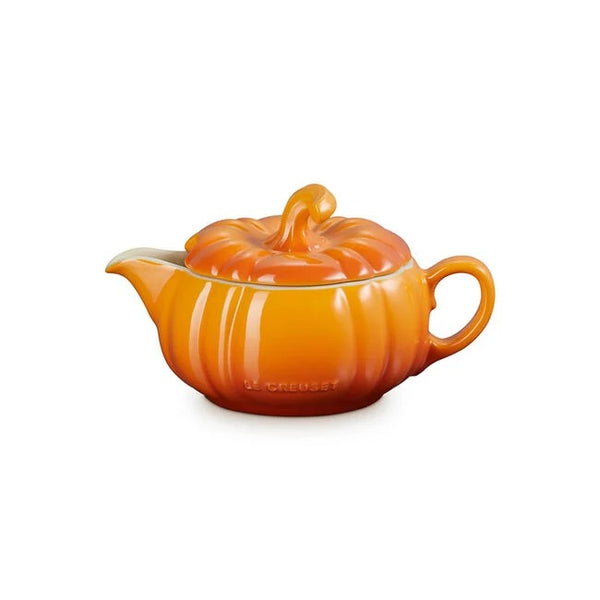 Le Creuset Stoneware Pumpkin Gravy Boat 14oz - Persimmon
