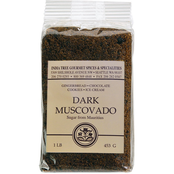 India Tree Dark Muscovado Sugar 1Lb