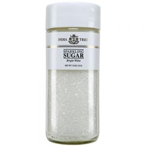 India Tree Sparkling Sugar Decorations - Bright White