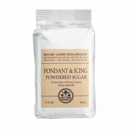 India Tree Fondant/Icing Powdered Extra Fine Sugar 3/4lb