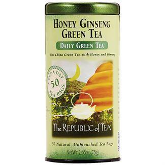 Republic of Tea Bags - Honey Ginseng Green