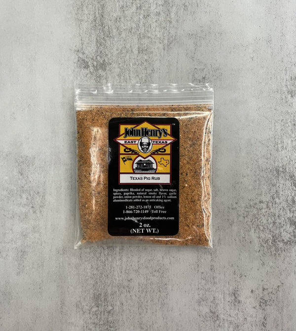 John Henry's Texas Pig Rub Seasoning 2oz
