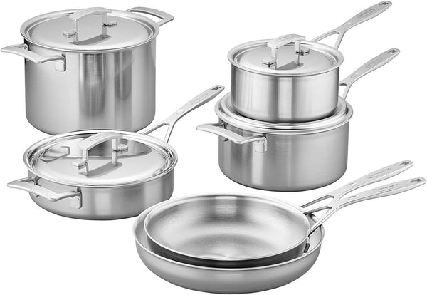 Demeyere Industry 5 Stainless Steel 10pc Cookware Set