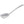 Load image into Gallery viewer, Gourmac Flat Front Spoon White 11" Melamine