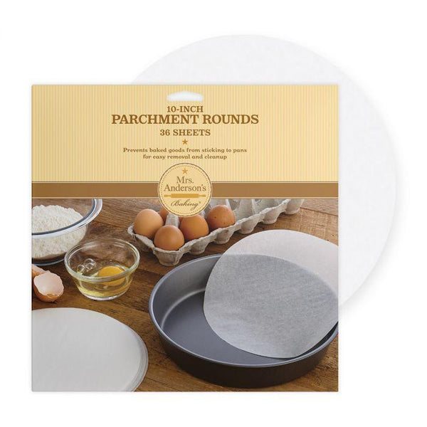 Harold Import Company Mrs. Anderson's Round Parchment 10" bleached