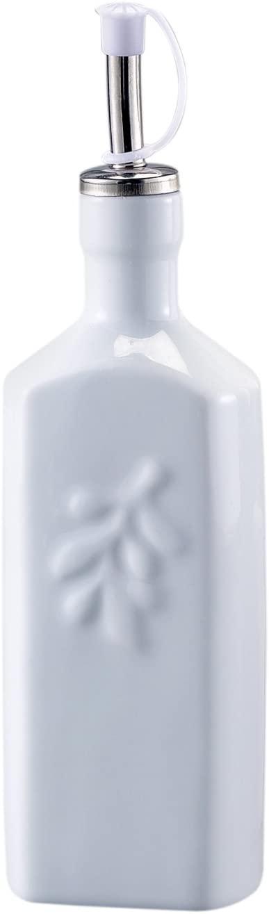 Harold Import Company Porcelain Bottle W/ Pour Spout - White