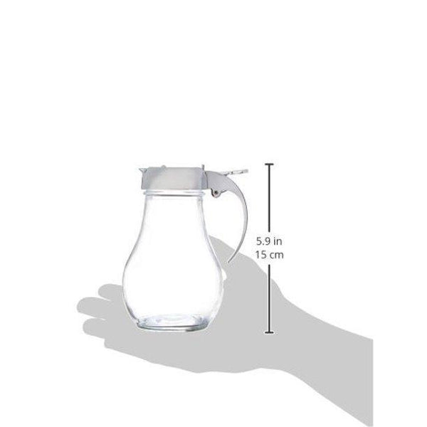 Norpro Glass with Metal Top Syrup Dispenser