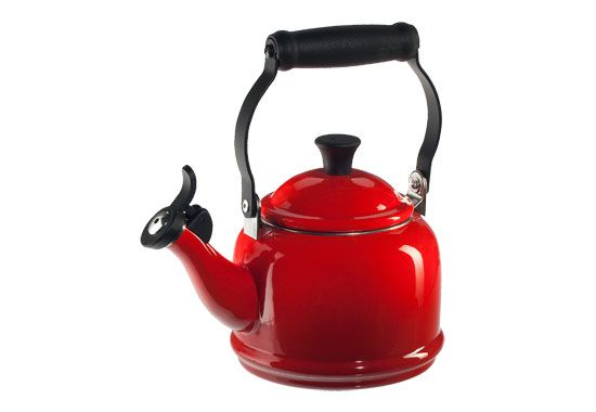 Le Creuset Carbon Steel 1.25qt Demi Kettle - Cerise (Red)