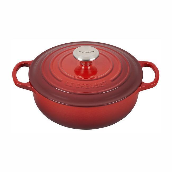 Le Creuset Signature Sauteuse Cerise (Red) – the