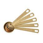 Le Creuset Stainless Steel Measuring Spoon 5 Piece Set - Gold