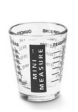 Harold Import Company Glass Mini Measure