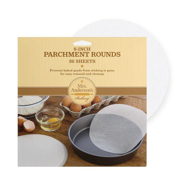 Harold Import Company Mrs. Anderson's Round Parchment 8" Bleached
