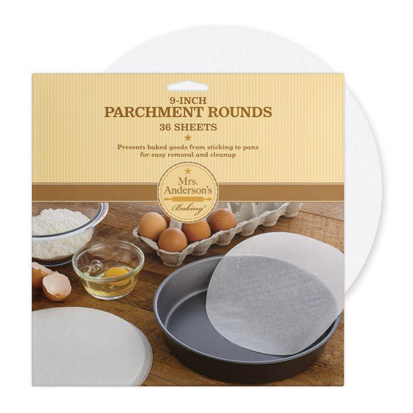 Harold Import Company Mrs. Anderson's Round Parchment 9" Bleached