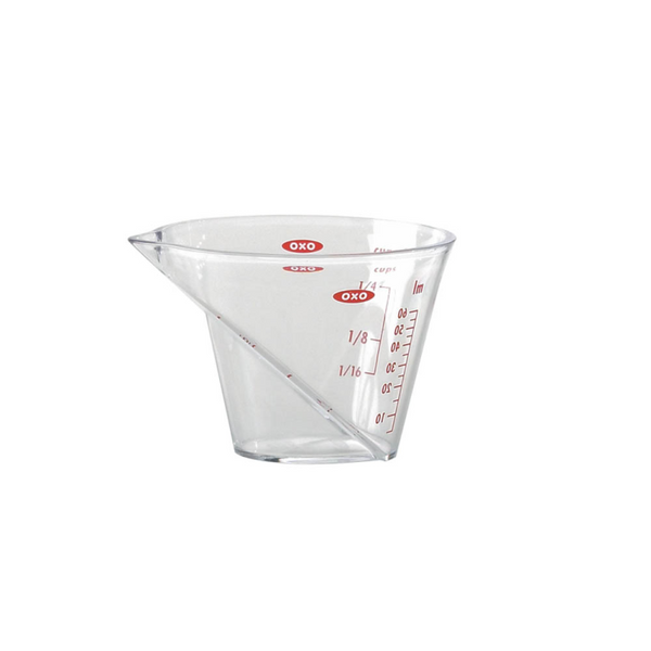 OXO Angled Plastic 1/4C Measuring Cup