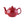 Load image into Gallery viewer, TYPK Teapot 6c Red 37oz