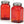 Load image into Gallery viewer, RSVP Glass Retro Salt & Pepper Shaker - Red