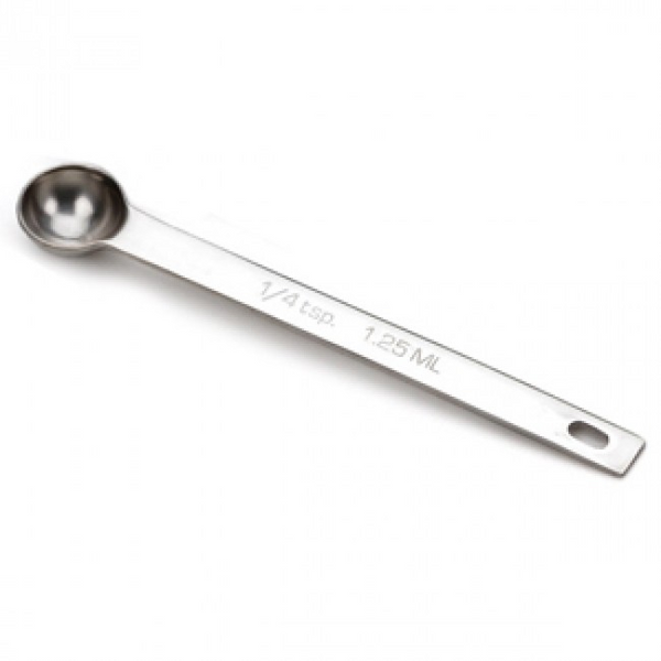 RSVP Stainless Steel Quarter Teaspoon (1/4 tsp) Measuring Spoon