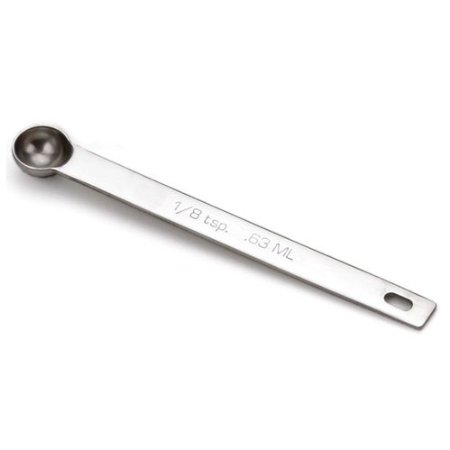 RSVP Stainless Steel Eighth Teaspoon (1/8 tsp) Measuring Spoon