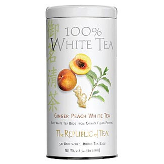 Republic of Tea Bags - Ginger Peach White