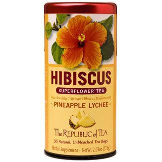 Republic of Tea Bags - Hibiscus Pineapple Lychee