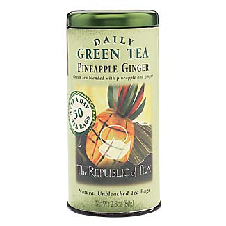 Republic of Tea Bags - Pineapple Ginger Green