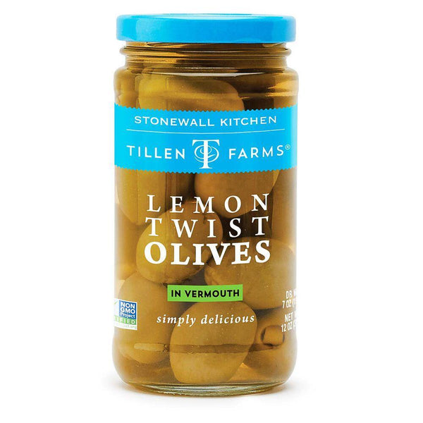 Tillen Farms Lemon Twist Olives in Vermouth