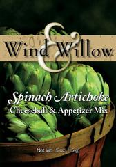 Wind & Willow Cheeseball Mix - Spinach Artichoke