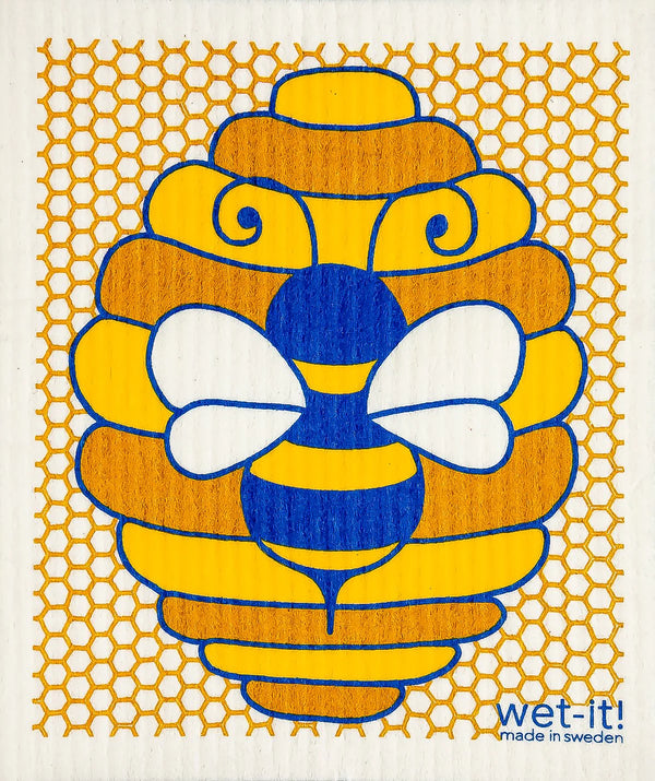Swedish Treasures Wet-It Cloth - Honey Bee