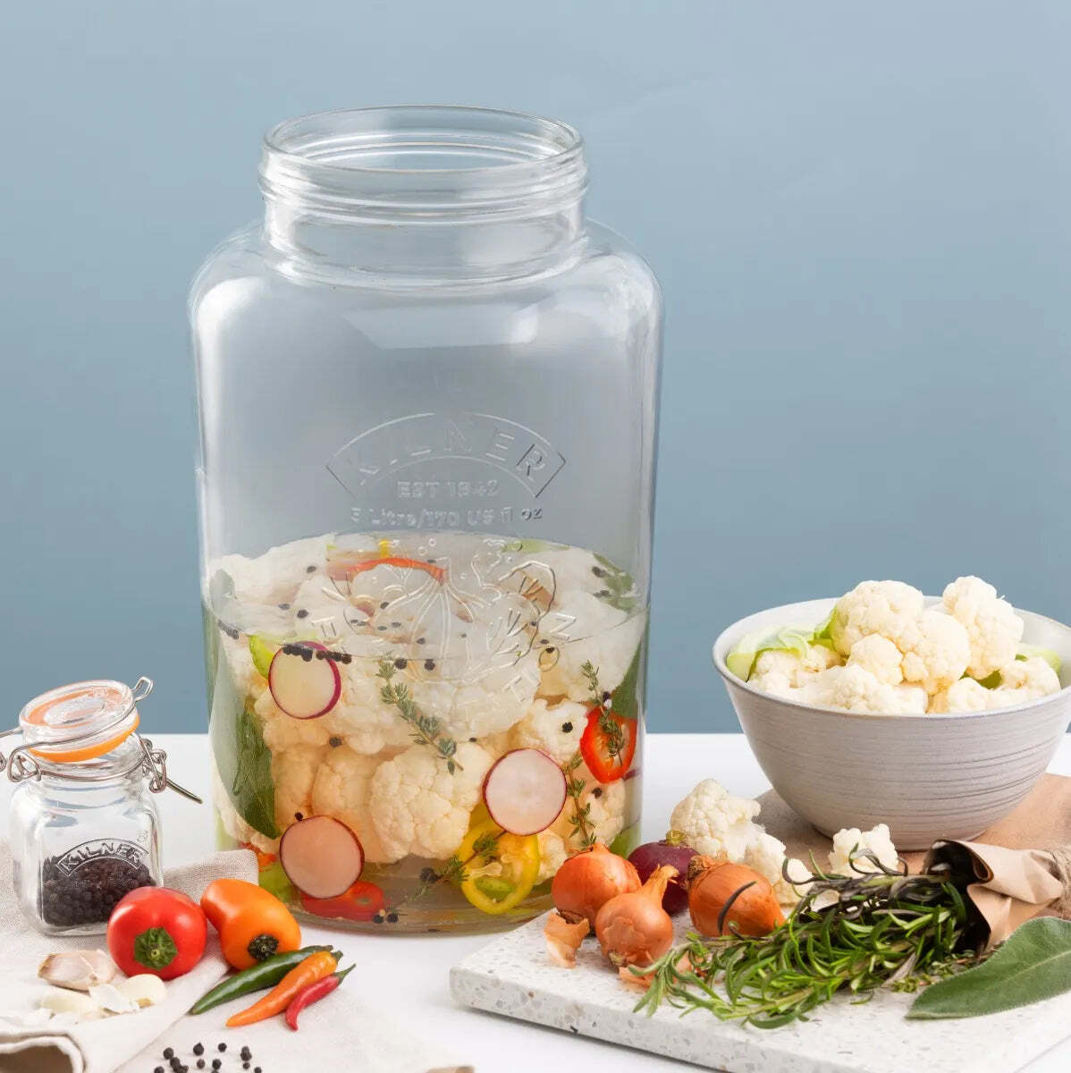 Kilner Fermentation Set 170oz 5 liter 1.3gal – the international pantry