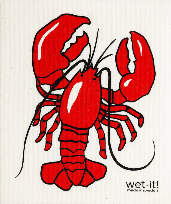 Swedish Treasures Wet-It Cloth - Lobster